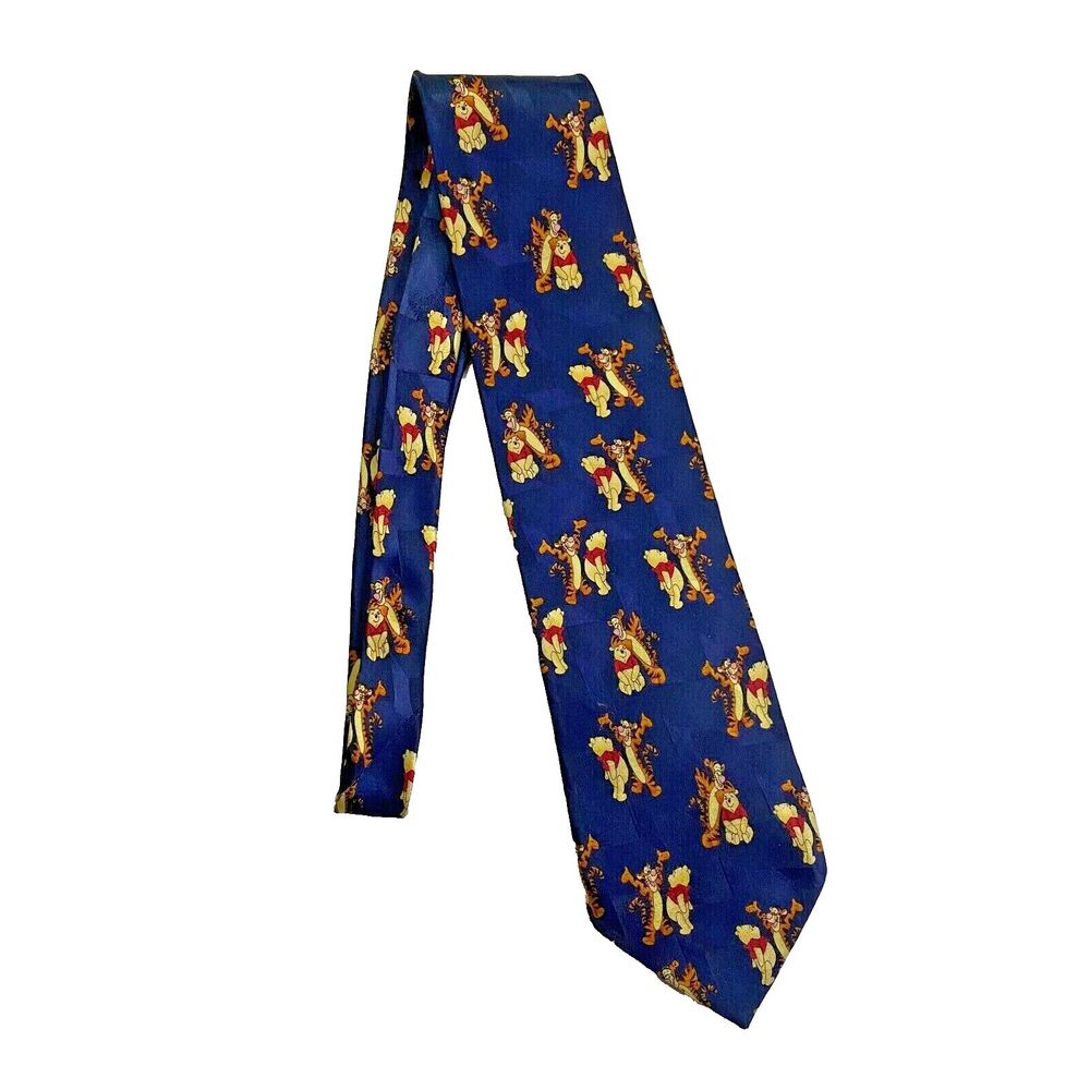 #7164 Disney Pooh Tiger Polyester Vintage Necktie 4 inch wide